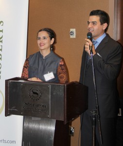 Aird & Berlis LLP partner Atoosa Mahdavian (left) and Gardiner Roberts LLP associates and Behrouz Amouzgar (right) and Babak Nahiddi (not in the photo) founded the professional association