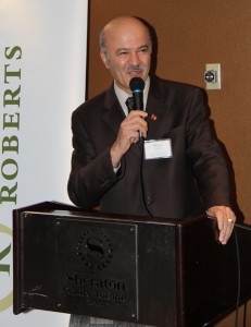 Richmond Hill MPP Reza Moridi delivered a speech to the 80 plus crowd and urged ILPO members to enter politics