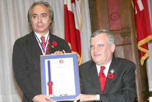 ethnic-mag-win “Salam Toronto Editor-in-Chief, Mohsen Taghavi, receiving the award from Ontario Lieutenant Governor Mr. David C. Onley.” Mr. Mohsen Taghavi is a professional journalist with over 32 years of experience and worked as an editor with the major daily newspapers in Iran from 1980 to 1997. He migrated to Canada in 1997 and after working with other ethnic publications, moved on to launch Canada’s first Persian-English weekly newspaper, Salam Toronto, in 2000. On March 31, 2007, the Ontario Community Newspapers Association (OCNA) elected Mr. Taghavi as a Board Member. He was the first OCNA Board Member representing a newspaper published in a language other than English or Friench. Mr. Taghavi is a honourary member of the Board of Directors with the Council. He sees Canada as a role model and, with his editorials, encourages his readers to integrate into the Canadian mainstream. As a journalist, he takes every opportunity to promote and reflect the Canadian values.