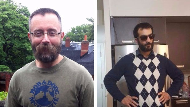 Andrew Kinsman, left, and Selim Esen, right, (Toronto Police Service)