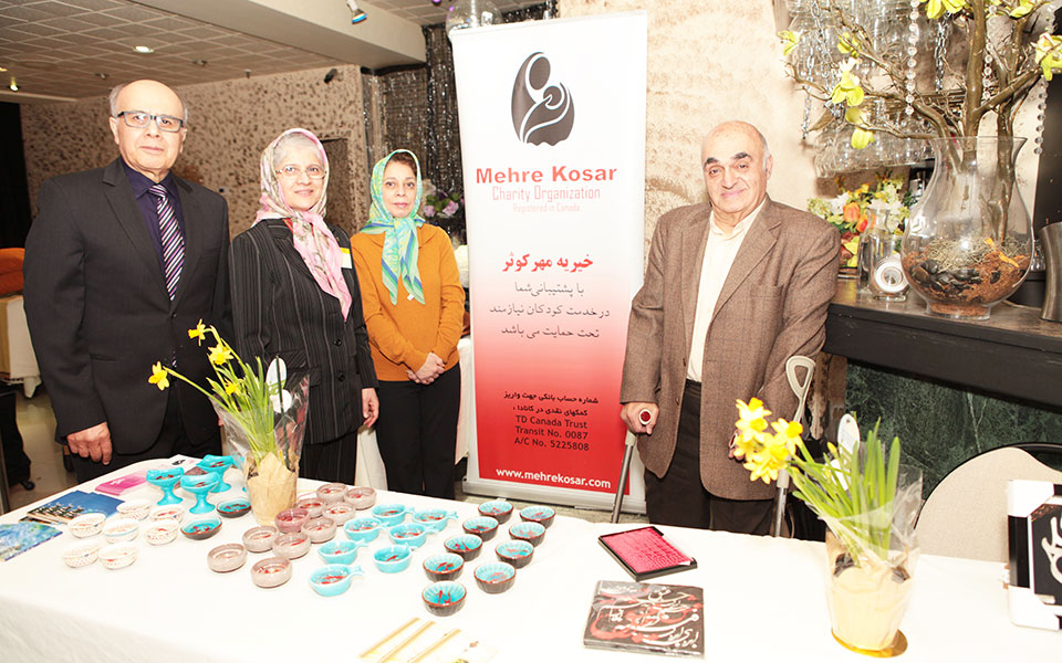 مدیریت و جمعی از داوطلبان خیریه مهر کوثر