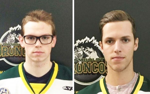 Parker Tobin (left) and Xavier Labelle (right) Saskatchewan Junior Hockey League